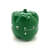 Eieruhr Kurzzeitmesser Wecker Küchentimer Küchenuhr Schaltuhr Timer Kochhilfe Paprika grün