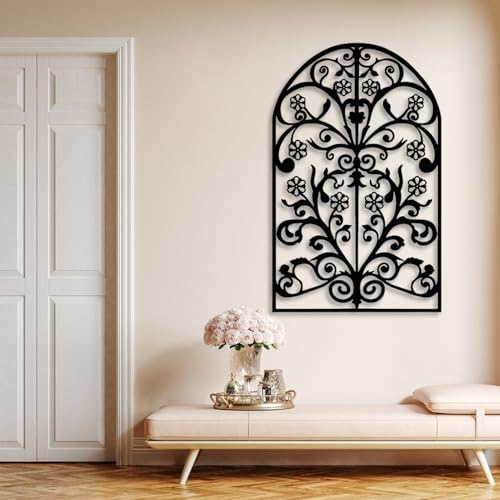 Arch Metal Wall Art, Rustic Arch Metal Wall Art, Metal