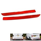 2x Lente Rossa Paraurti Posteriore Riflettore Luce OEM Sinistra Destra Per 2012-2016 Transporter T5 Caravelle Multivan