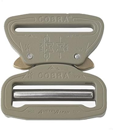 AustriAlpin Cobra Buckle 7075 Aluminum Quick Release Adjustable TAN499 (2" 50MM)