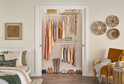Closetmaid 2087 Shelftrack 2Ft. To 4Ft. Adjustable Closet Organizer Kit, White #TOP1