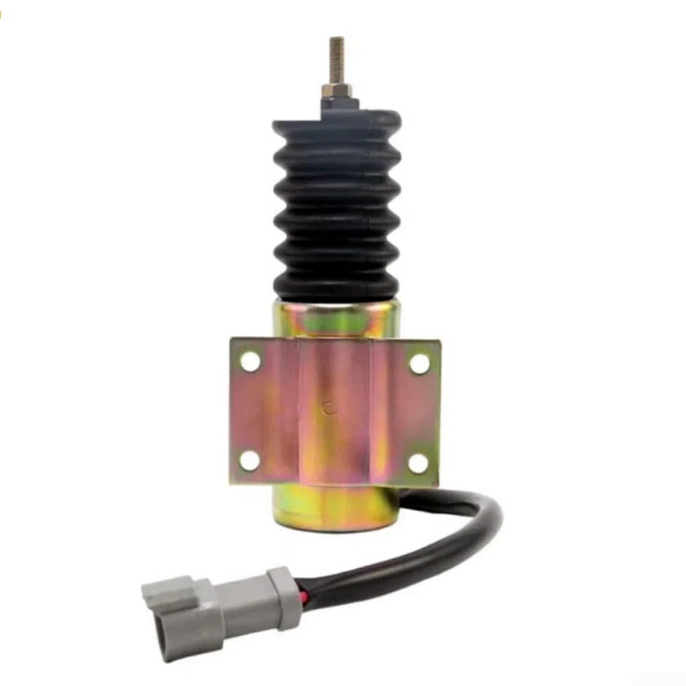 Accesorios para motor diesel P613-A52V12 válvula de cierre magnético 12 V cierre rápido carcasa metálica robusta para maquinaria de construcción generadores