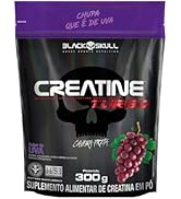 Creatine Turbo - 300g - Refil - Uva - BlackSkull - Creatina Monohidratada em pó, com carboidrato ...