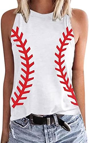 Womens Baseball Mom Shirt Letter Graphic Print