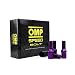 Produktbild OMP SPEED Set 20 Radschrauben mit M14X1,5 Metric 17/19 langem Gewindeschlüssel von 27MM lila Farbe und DIN 10.9 Material