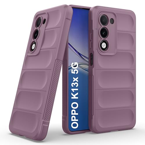 Image of Zapcase Back Case Cover for Oppo K13x 5G | Compatible for Oppo K13x 5G Back Cover | Liquid Silicon Magic Case with Camera Protection | Lavender