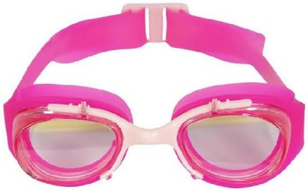 NABIJI Safety Anti-Fog Swimming Goggles Waterproof Adjustable Eyeglasses For Children (Pink)