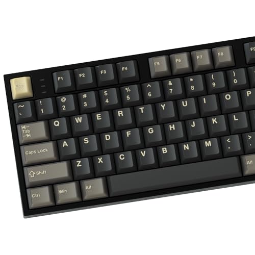 Image of Guffercty kred Cherry Profile PBT Keycaps 157 Key Set, Custom Keycaps Fit 60% /65% /75% /80% /TKL /100% Mechanical Keyboard for Office Gamers (Apes)
