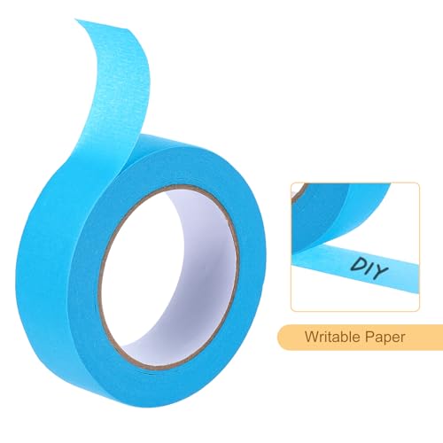 Image of Masking Tape Blue Painters Tape Paper Tape [for Crafts DIY Walls Painting Packing Automotive Home Decoration Teaching]- 1.4 Inch x 45 Yards /1 Roll