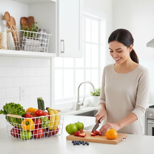 4-Pack-White-Metal-Wire-Food-Storage-Basket-Organizer-with-Wooden-Handles-for-Organizing-Kitchen-Cabinets-Large