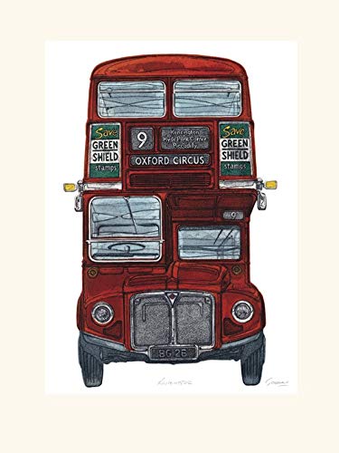 L Arte Gruppo Barry Goodman Routemaster - Formato 30 x 40 cm Carta Multicolore 30 x 40 x 1.3 cm