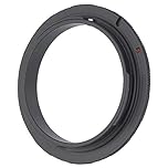 Macro Photography Reverse Lens Adapter, 52mm, 55mm, 58mm Durable Aluminium Alloy Macro Shooting Reverse Adapter Ring for Canon EOS Mount DSLR Camera(52MM)