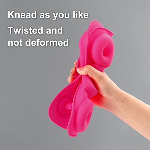 Hehali 3Pcs Donut Pan, Non-Stick Silicone Donut Mold, Bagel Doughnuts Pan For Baking In Clearance, Tray Measures 10X7 Inches #TOP3