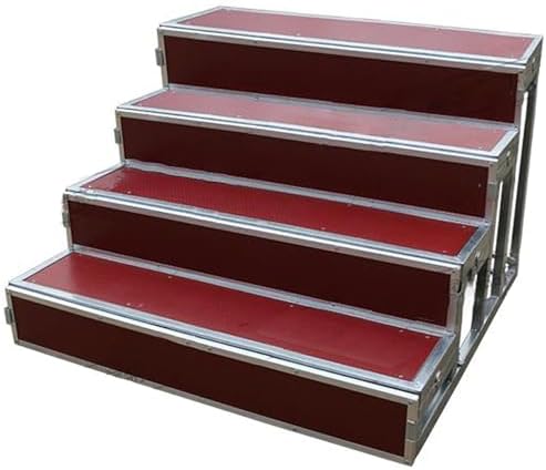 3-Tier Choral Risers for Choirs, Choir Singing Steps, Steel Staging Platform for Performances, Group Shot Stage Steps, Portable Risers for Events & Parties