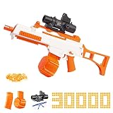 Hongvchang Gel Ball Blaster Automatic,G-36 Blaster with 30,000 Water Beads and Upgrad Drum Magazine,