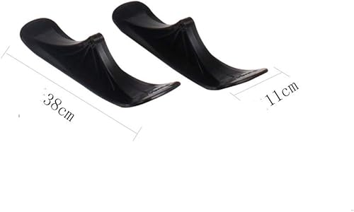 Miniatura 4 de Kit de conversión de scooter de esquí de trineo de nieve, juego de tablero de trineo de nieve, 2 pares