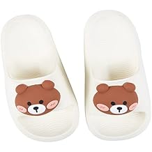 Drecage Bunny Toddler Slides Slipper Unisex Child Boys Girls Slide Sandals for Kids Flip Flops Compfy Shower Slippers Beach Garden Shoes