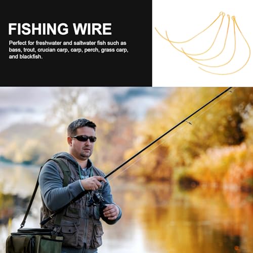 Vanzack Nylon Naranja Línea Pesca 30 lb 10 pcs miniatura 7