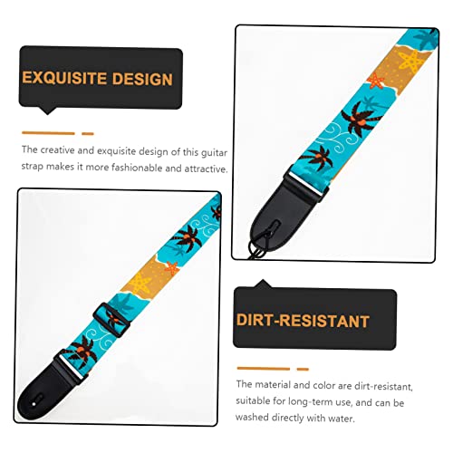 Toyvian Acoustic Guitar Strap Ukulele Belt Unique Guitar Straps Belt Buckle Cloth Ukulele Bass Electric No Punching Leather Student - Image 4