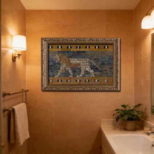 Impression sur toile Lion de Babylone WCYB tableau luxe - 6