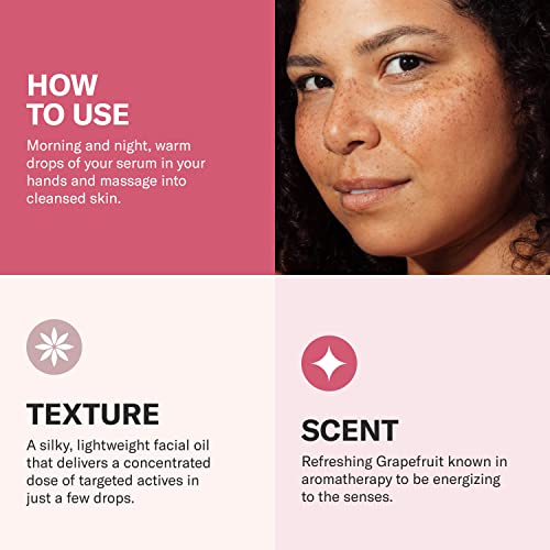 Odacité Acne Serum Concentrate for Face, Pore Cleanser Facial Oil for Skincare with Grapeseed + Grapefruit - Blackhead Remover & Oily Blemish Prone Skin Facial Serum Moisturizer Oil, 0.17 fl. Oz