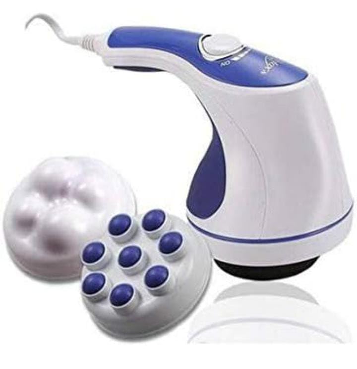 Relax Spin Tone Body Full Body Massage Electric Machine with 3 Massage Heads to Relieves Pain For Back and Foot Relax Spin Tone Body Full Body Massage Electric Machine with 3 Massage Heads to Relieves Pain For Back and Foot