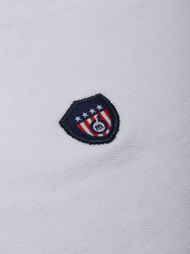 Image of Macroman M-Series Fashion Half Sleeve Polo Core Casual T-Shirt for Men, Cotton Blend, Pack of 1