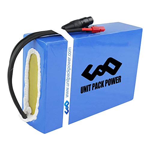 UPP Ebike Battery 48V 20AH with Charger for Ebike, Go Kart, Scooter 1000W 750W 500W - Waterproof PVC Lithium Battery Pack