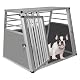 Hundebox für Auto von EUGAD – Aluminium Transportbox für große Hunde