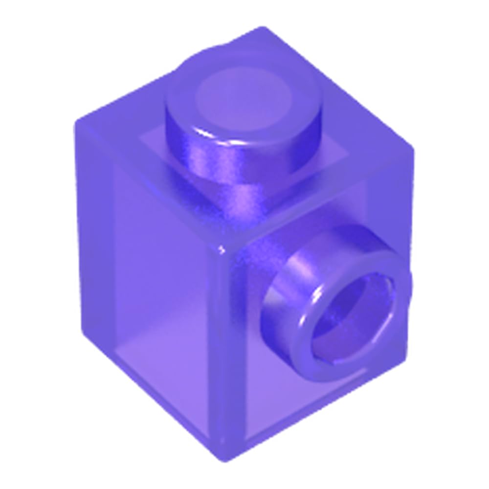 XYEIUGO Compatible with LEGO 87087 Brick Special 1x1, Trans Purple, 50 PCS