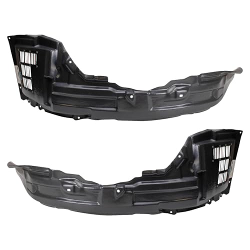 Image of TRQ Inner Fender Liner Set Compatible with 2010-2015 Mitsubishi Lancer MI1248125 MI1249131