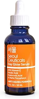Korean Skin Care K Beauty - 20% Vitamin C Hyaluronic Acid Serum + CE Ferulic Acid Provides Potent Anti Aging, Anti Wrinkle Korean Beauty 1oz