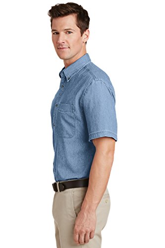 Port & Company Short Sleeve Value Denim Shirt-SP113