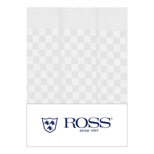Ross 3er Pack Baumwoll-Geschirrtücher Gebild Weiss 45x65 cm