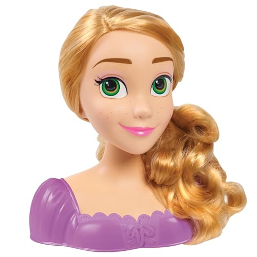 Just Play Tête à coiffer Princesses Disney — Raiponce 7 Accessoires Jeux d’Imitation Jouets pour Enfants de et Plus - vue 3