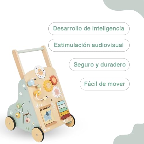 Trotteur pour bébé 18 mois avec activités d'éveil audiovisuel - 2