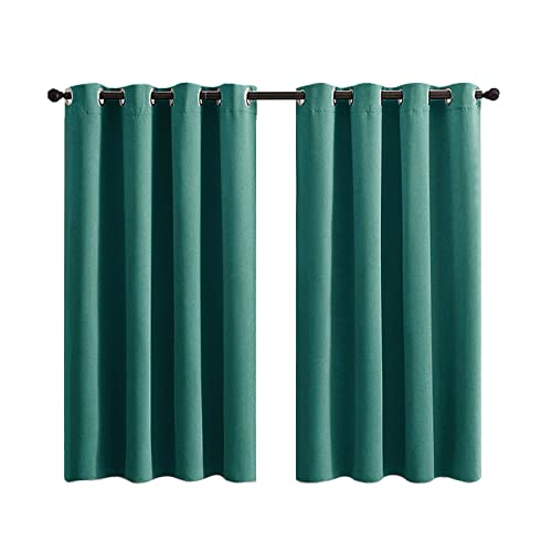 Rideaux occultants en polyester uni avec finitions oeillets - 2