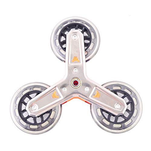 Dengofng Carrito de la compra Caster piezas de repuesto PU carretilla ruedas escalera escalada al aire libre ropa triangular abrazadera deslizante Rodamientos para equipaje maleta