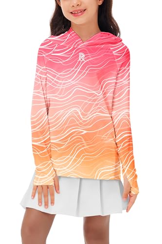 Image of Remimi Kids Sun Shirt Rash Guard Quick Dry Sun Protection Athletic Hoodie Hiking Shirts 3-12 Years