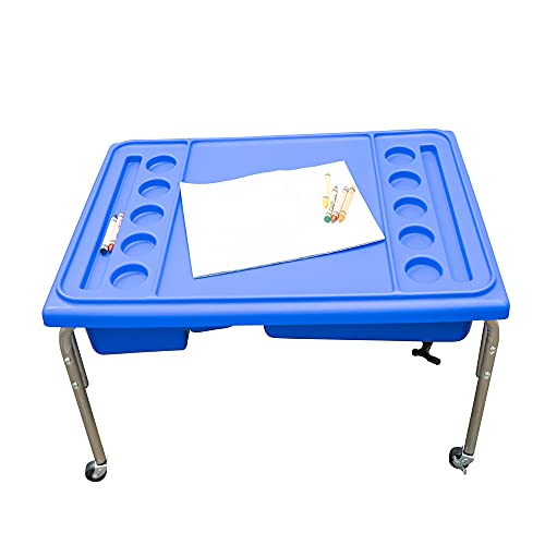 Children's Factory 24" Neptune Sensory Table, Blue, 1138-24, Indoor Classroom Play Set, Kids Sand And Water Activity For Daycare Or Preschool #TOP7