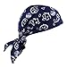 Ergodyne Chill-Its 6710 Evaporative Polymer Cooling Dew Rag, Navy Western