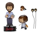 NECA Bob Ross Gift Set with Body Knocker, Scaler Figure, and Earbuds