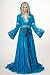 Dress Me Up - L067/46 Disfraz Mujer Vestido Largo Noble Hada Cuentos...