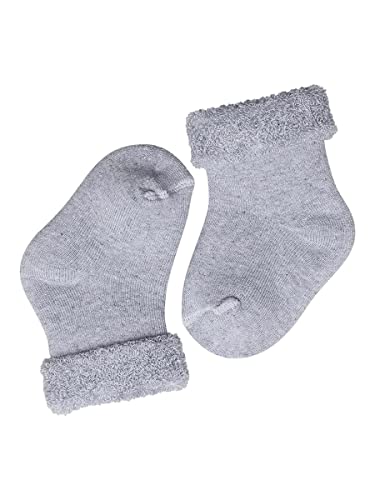 Meia Atoalhada, Lupo, Bebê-Meninas, Cinza - 8020, 16 a 19