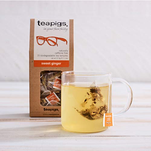 Teapigs Sweet Ginger Herbal Tea Bags Made With Whole Leaves (6 Packs Of 15 Tea Bags) #TOP1