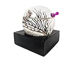 Glass Self Sustaining Shrimp Ecosphere Large with Black Base Christmas Edition (Small)