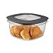 Rubbermaid Premier Easy Find Lids Food Storage Containers, 14 Cup, Gray 1934583