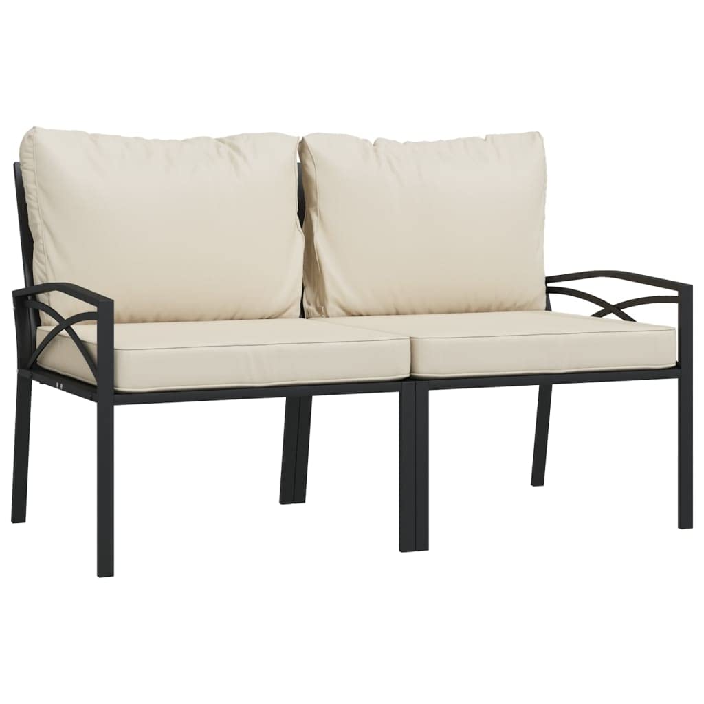 Chaise de jardin confortable lot de 2 avec coussins pour soulager le dos sur balcon