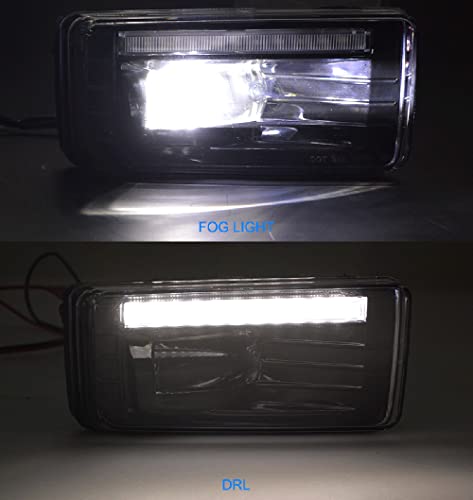 Para 2007-2015 Silverado Front Bumper LED DRL Fog Light 2pcs