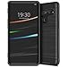 LG V50 ThinQ, CinoCase LG V50 Case Heavy Duty Rugged Armor Shockproof Dual Layer Hybrid Hard PC + Protective TPU Bumper Cover with Brushed Metal Texture Back Case for LG V50 ThinQ Black
